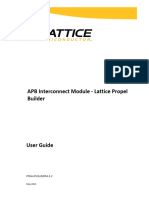 FPGA IPUG 02054 1 2 APB Interconnect Module Propel Builder