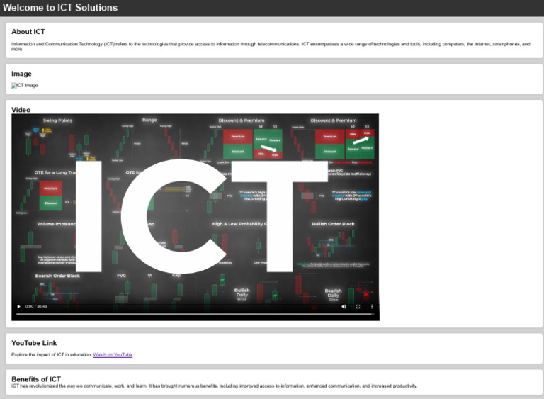 ICT Solutions | PDF