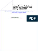 Ebook A Pharmacology Primer Techniques For More Effective and Strategic Drug Discovery PDF Full Chapter PDF