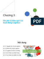 Chương 3 Chi phí và hiệu quả của hoạt động Logistics