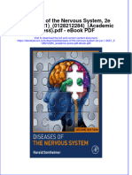 Ebook Diseases of The Nervous System 2E Jun 1 2021 - 0128212284 - Academic Press PDF Full Chapter PDF