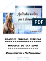 Grandes Figuras Bíblicas, Modelos de Santidad - Universitarios