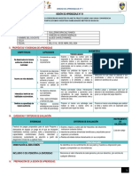 Sesion de Aprendizaje IV Ciclo