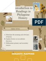 Introduction Readings in Philippine History