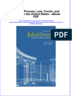 Ebook Judicial Process Law Courts and Politics in The United States PDF Full Chapter PDF