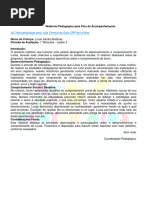 Exemplo de Relatório Comportamental de Aluno para Psicólogo | PDF