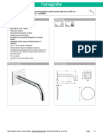 Hansgrohe Product Specification 2019-08-13