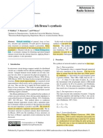 Network Modelling With Brune's Synthesis