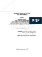 Proyecto Integrador Que Se Presenta Como Requisito Parcial para Optar Por El Título de Licenciada en Ciencias de La Educación, Mención Inglés