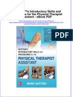 Ebook Duttons Introductory Skills and Procedures For The Physical Therapist Assistant PDF Full Chapter PDF