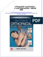 Ebook Duttons Orthopaedic Examination Evaluation and Intervention 2 Full Chapter PDF