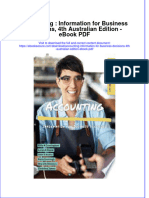 Ebook Accounting Information For Business Decisions 4Th Australian Edition PDF Full Chapter PDF
