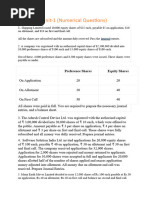 Numerical Questions