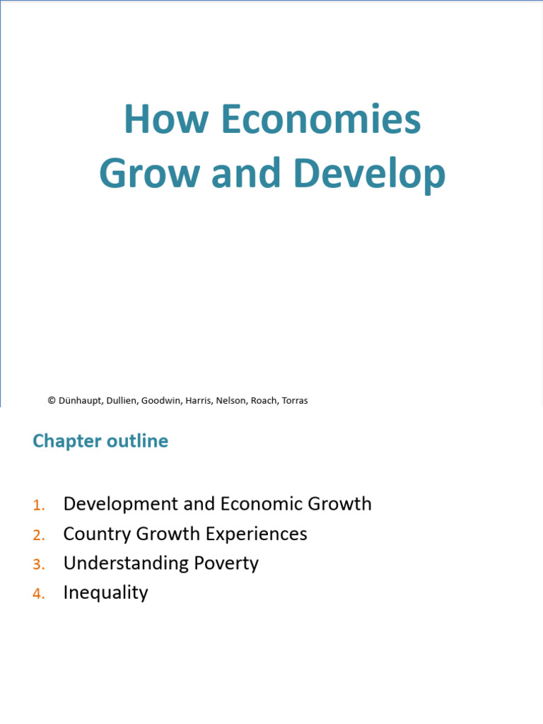 Understanding Economic Growth and Development | PDF | Economic Growth ...
