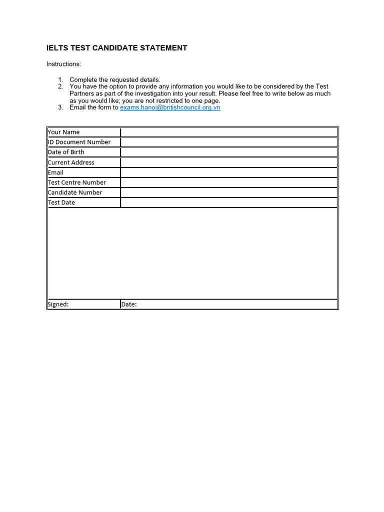 Candidate Statement PDF Candidate Statement PDF
