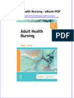 Download ebook Adult Health Nursing Pdf full chapter pdf
