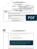 Plan Aula 8 Semana. Grado 10 Investigacion