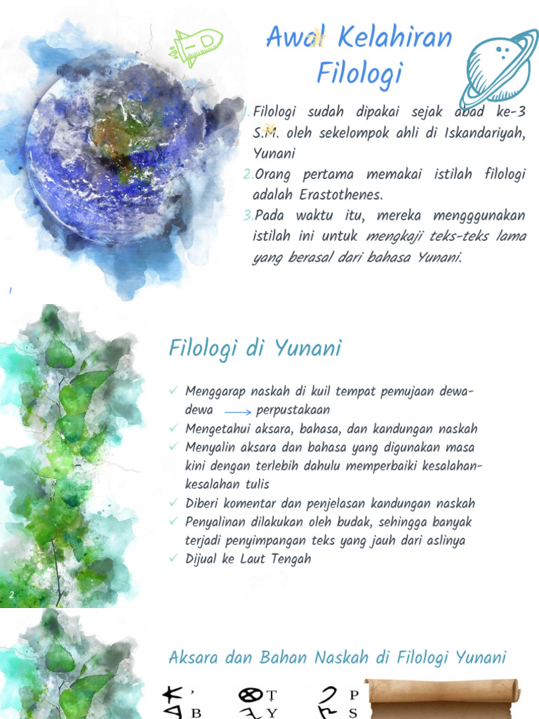 Sejarah Filologi dari Yunani ke Romawi | PDF