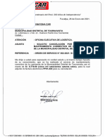 CARTA N° 18 - MUNICIPALIDAD DISTRITAL DE TOURNAVISTA - SERVICIOS - 28012021