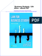 Ebook Law For Business Students 12Th Edition PDF Full Chapter PDF