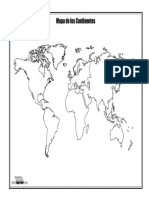 Mapa Continentes