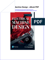 Download ebook Electrical Machine Design Pdf full chapter pdf
