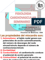 UBA UD 2 Cardiologia SEMINARIO 1. Propiedades Del Miocardio.