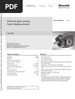 Rexroth PGH 3X Internal Gear Pump, Fixed Displacement Re10227 - 2007-04