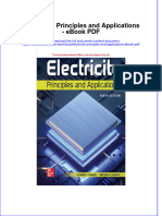 Download ebook Electricity Principles And Applications Pdf full chapter pdf