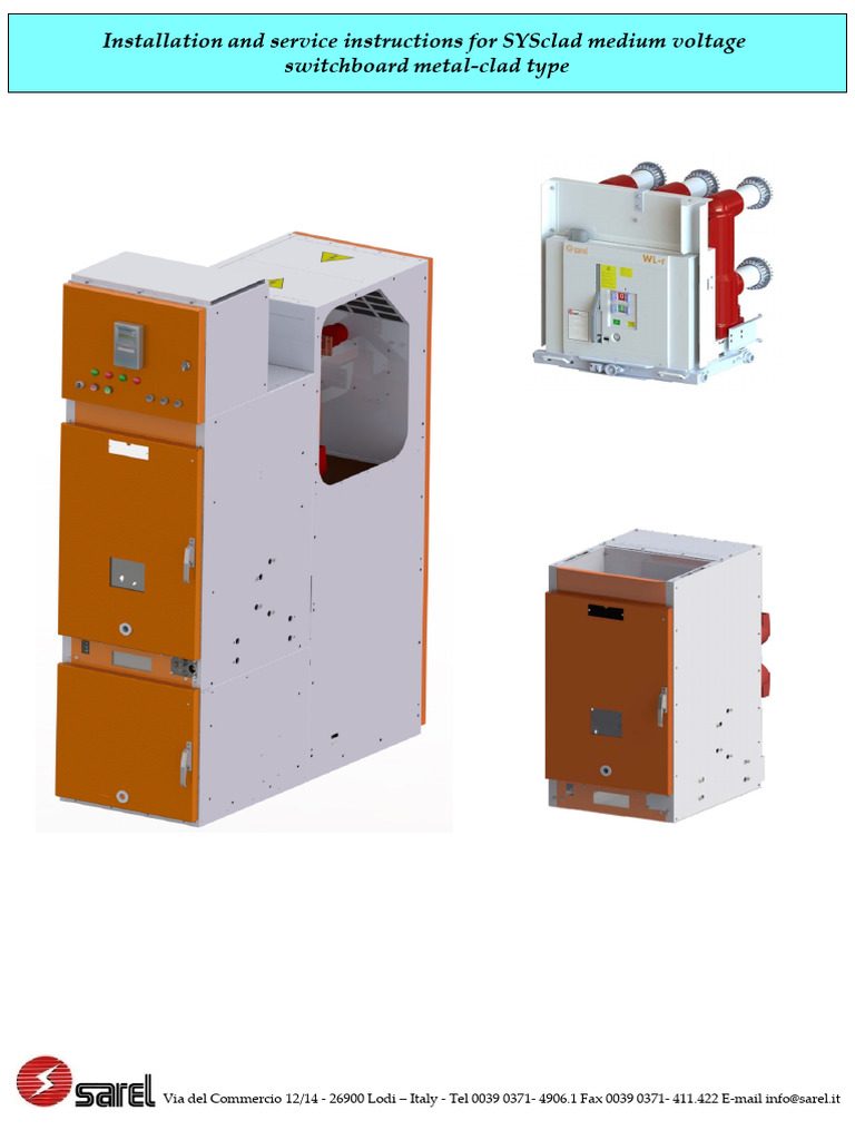 SYSclad Medium Voltage Switchboard Guide | PDF | Switch | Fuse (Electrical)