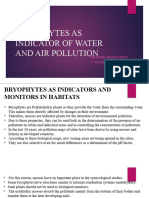 Bryophytes As Indicator