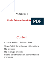 5.module1 Plastic Deformation of Metals II