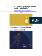 Ebook Advances in Dietary Lipids and Human Health PDF Full Chapter PDF