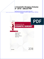 Download ebook Advances In Cosmetic Surgery Volume 1 2018 Pdf full chapter pdf