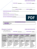 Clinical Evaluation 1 Gcu