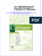 Ebook Advances in Ophthalmology and Optometry 2021 Volume 6 1 Advances Volume 6 1 PDF Full Chapter PDF