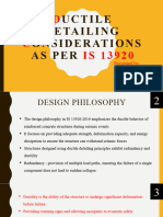 Ductile Detailing Considerations As Per Is 13920 2016 DERS