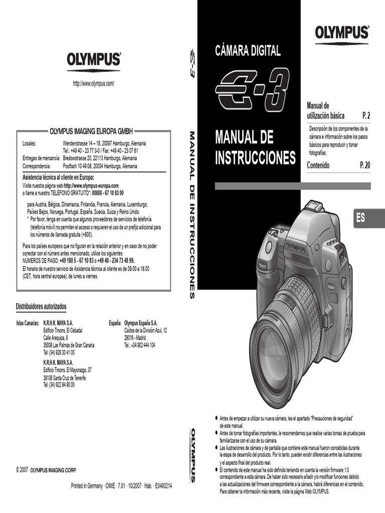 Manual de Instrucciones: Cámara Digital | PDF | Informática