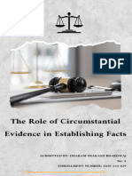 The Role of Circumstantial Evidence in Establishing Facts