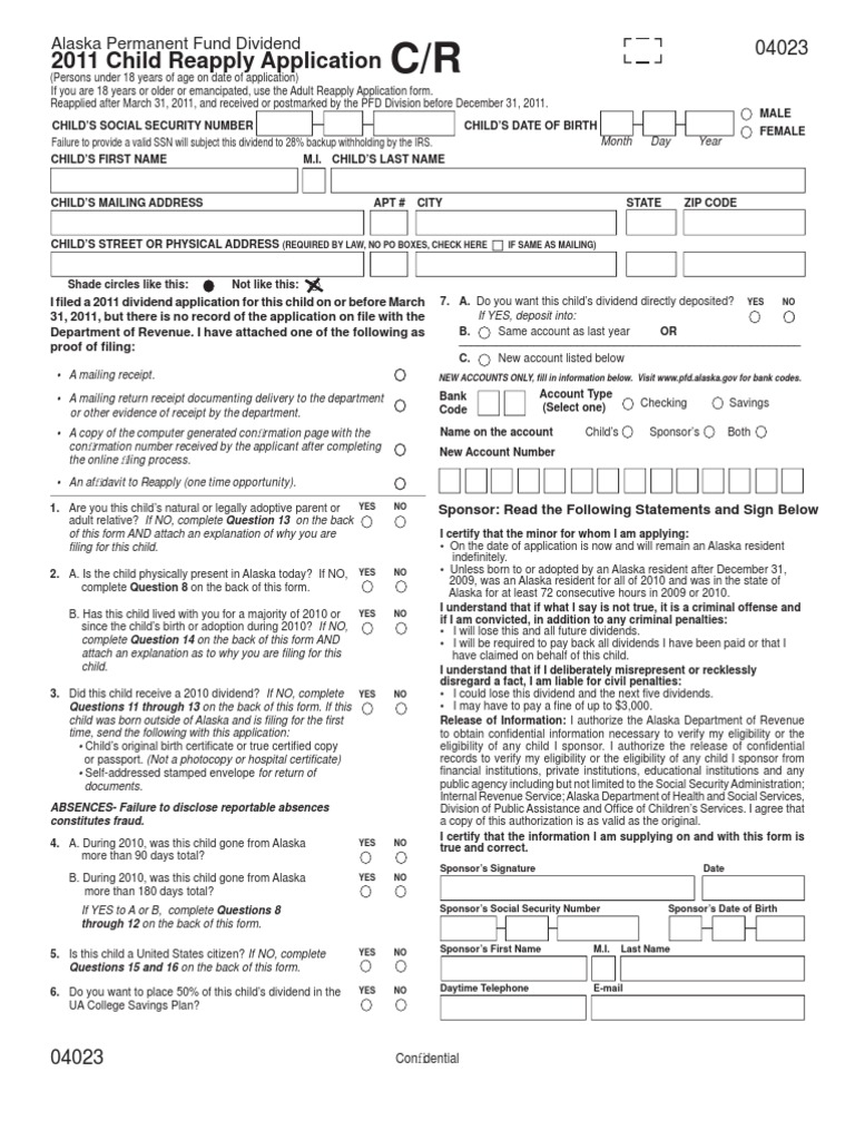 Child Reapply App 2011 | PDF | Social Security Number | Government ...