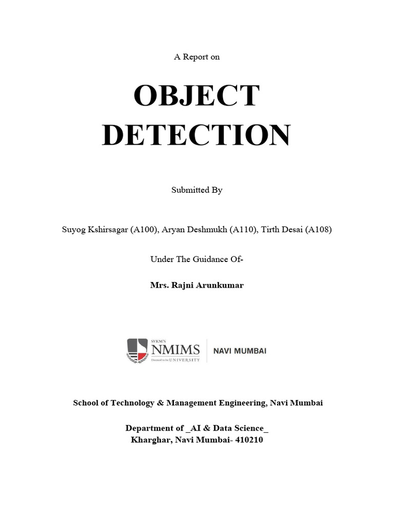 Object Detection | PDF | Deep Learning | Computer Vision