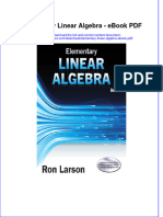 Ebook Elementary Linear Algebra PDF Full Chapter PDF