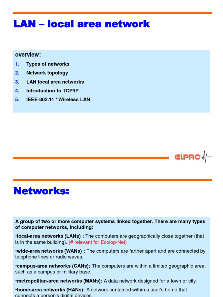Local Area Network PDF Protocols Computer Network