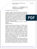 A Autonomia Estética e o Paradigma Da Antigüidade Clássica No Classicismo e Na Primeira Fase Do Romantismo Alemão - PDF Download Grátis