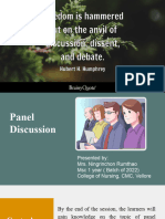 Panel Discussion