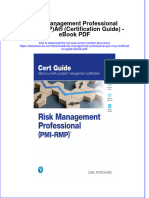 Ebook Risk Management Professional Pmi RMP Certification Guide PDF Full Chapter PDF
