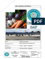 CBLM - Produce Organic Vegetable