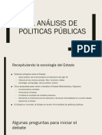 Clase 1 - El Análisis de Políticas Públicas