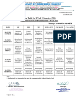 May-24 B.Tech.V Sem (V20) Supple - End EXAMtimtable