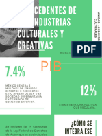 PRESENTACION - Introducción de Las Industrias Culturales y Creativas